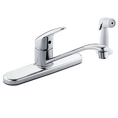 Cornerstone Chrome One Handle Kitchen Faucet